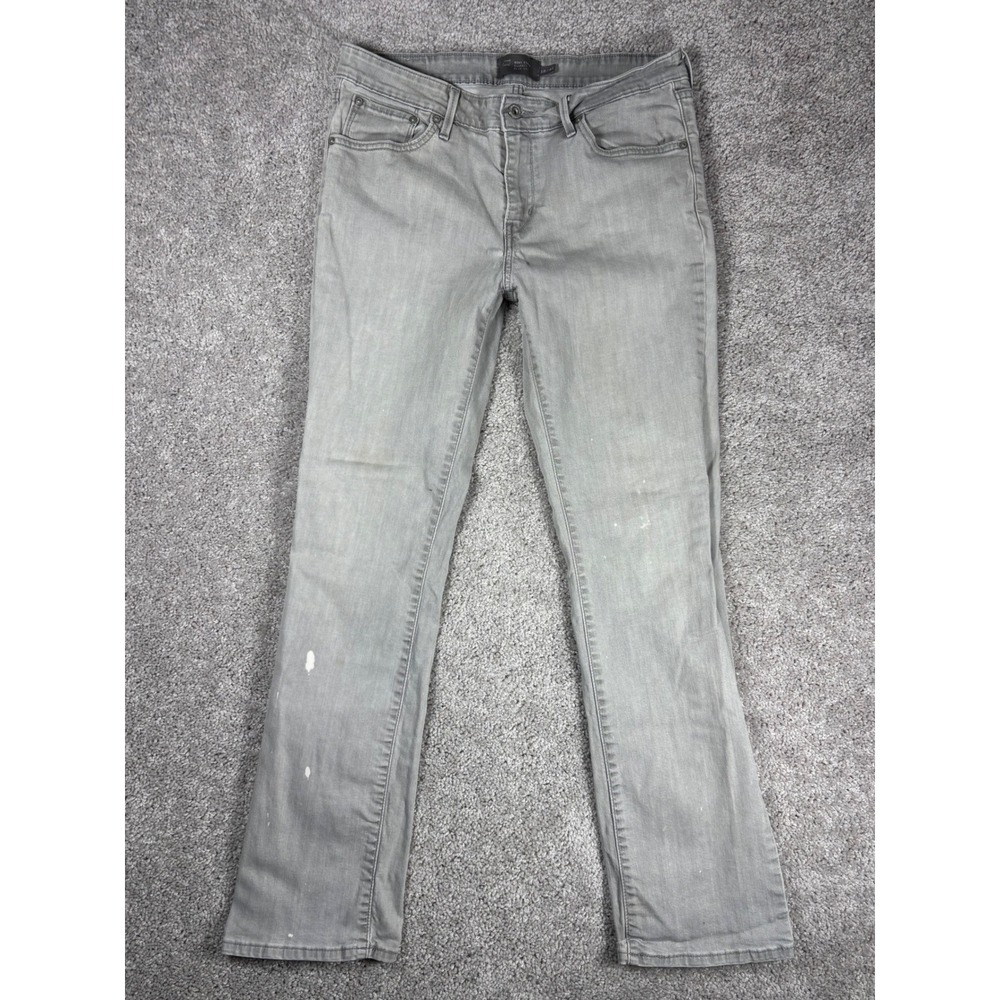 Levis Demi Curve Classic Slim Leg Grey Jeans Women's‎ Size 12 31 (READ)